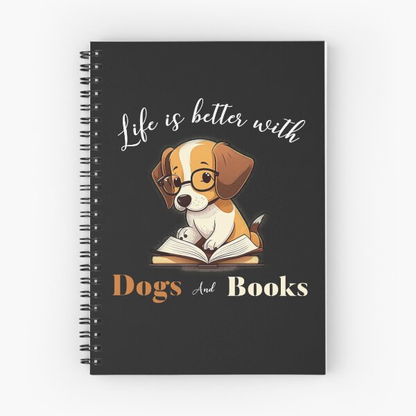 Item preview, Life is better with dogs and books designed and sold by Sarvgya Verma.