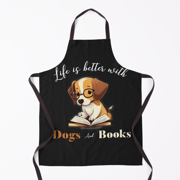Item preview, Life is better with dogs and books designed and sold by Sarvgya Verma.