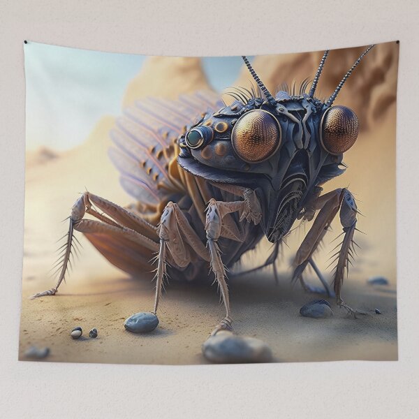 Item preview, Inhabitant of Mars or Insectoid Alien (Arthropod) designed and sold by AIWanderer.