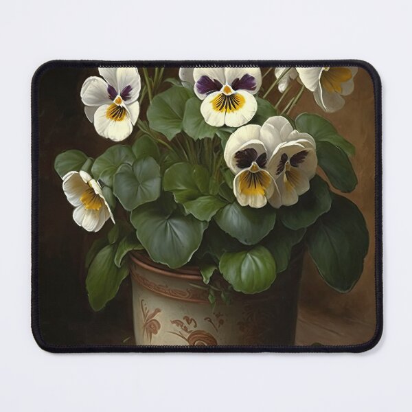 Item preview, White Violas  designed and sold by Vanover Designs.