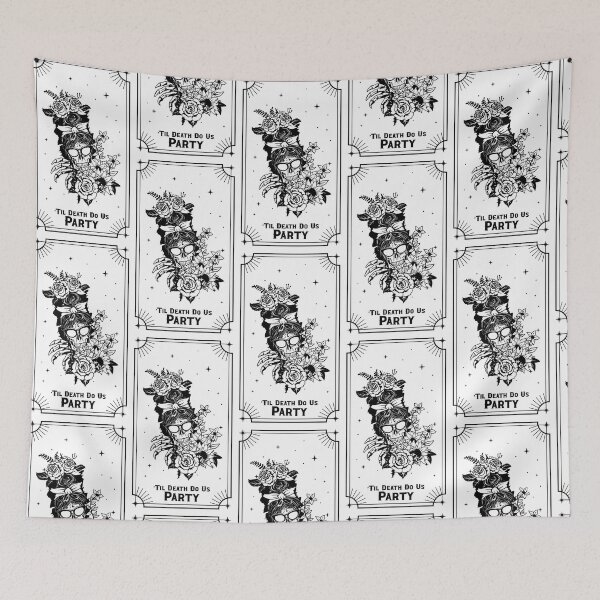 Item preview, Bridesmaid or Maid of Honor Til Death Do Us Party Gothic Wedding designed and sold by mysticblvd.