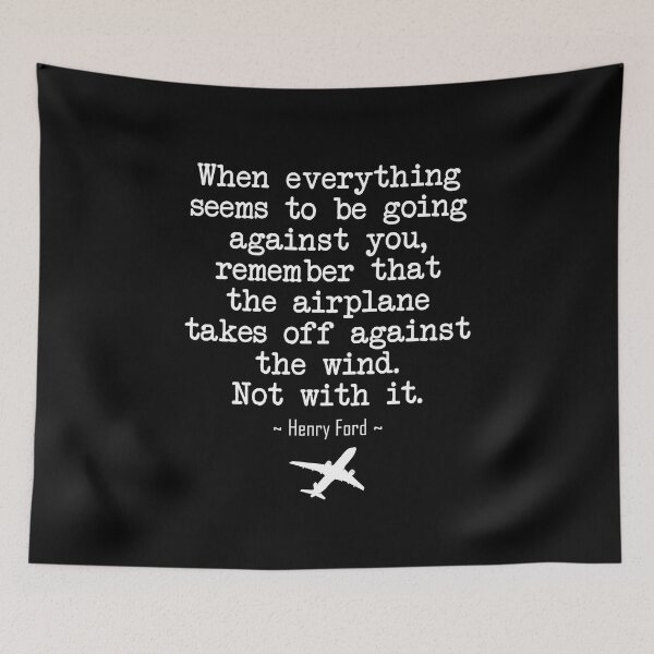 Aperçu de l'œuvre Citation de motivation sur l'aviation - Dicton inspirant pour les amateurs d'avions créée et vendue par Ikaroots.