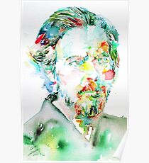 ALAN WATTS portrait Poster