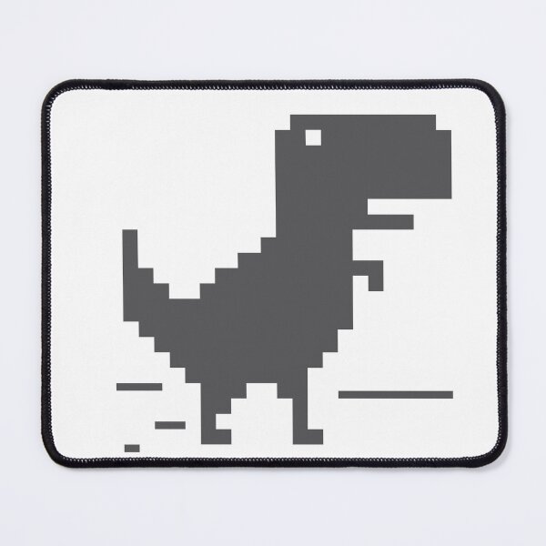 Item preview, 8 bit t Rex Dinosaur Chrome Sticker designed and sold by Kanha Design | ⭐⭐⭐⭐⭐.