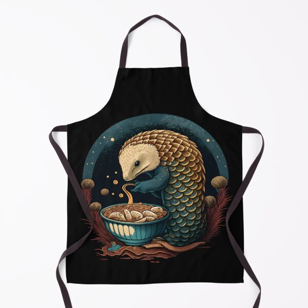 Item preview, Pangolin eating Ramen cute kawaii noodles designed and sold by SidTastic .