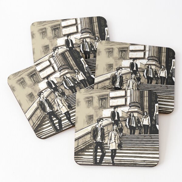 Item preview, New York High School Steps NYC Art designed and sold by ArtfulAmbitions.