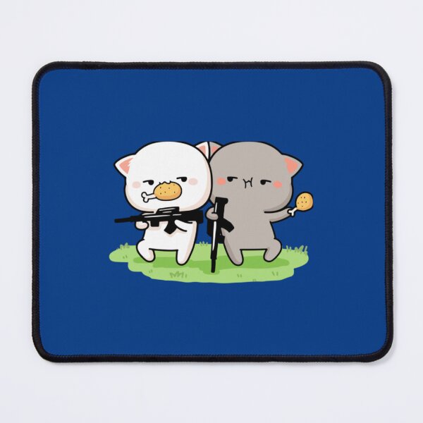 Item preview, Cat peach and goma Eating And Shooting designed and sold by stefaniehecker1.