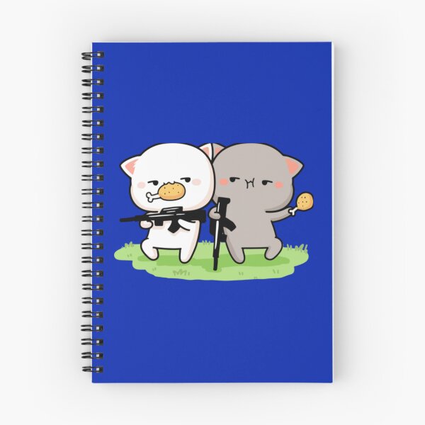 Item preview, Cat peach and goma  Eating And Shooting   designed and sold by stefaniehecker1.