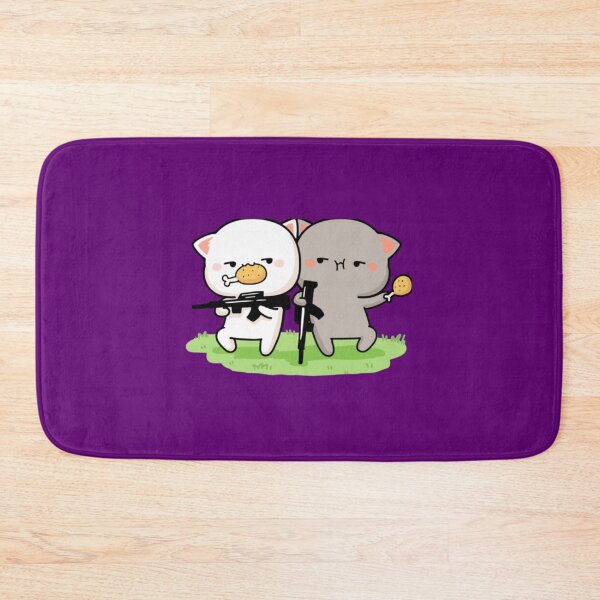 Item preview, Cat peach and goma  Eating And Shooting   designed and sold by stefaniehecker1.