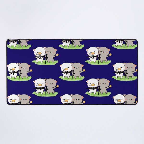 Item preview, Cat peach and goma Eating And Shooting designed and sold by stefaniehecker1.
