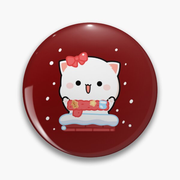 Item preview, Cat peach and goma  The snow   designed and sold by stefaniehecker1.