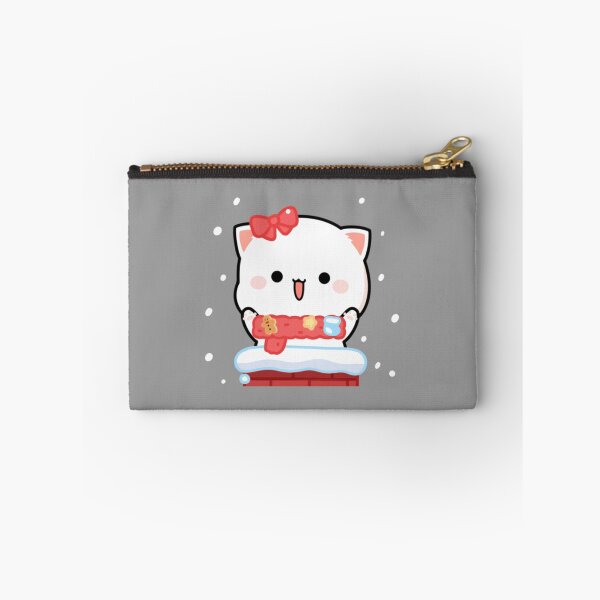 Item preview, Cat peach and goma  The snow   designed and sold by stefaniehecker1.