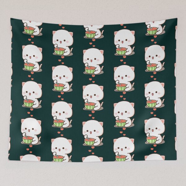 Item preview, Mochi Mochi Peach Cat Long      designed and sold by stefaniehecker1.