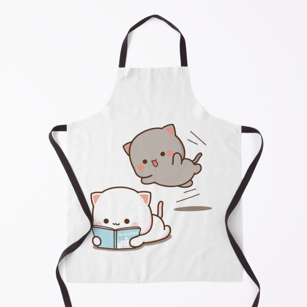 Item preview, mochi mochi peach cat reading Premium 1 designed and sold by stefaniehecker1.