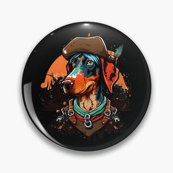 Item preview, Dobermann Dog Pirate designed and sold by Leonardo Palumbo.
