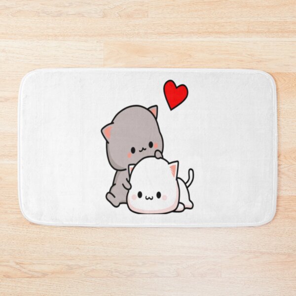 Item preview, Mochi Peach Cat Goma Love Is Kind Love Hugs Kisses Valentine Pullover   designed and sold by stefaniehecker1.