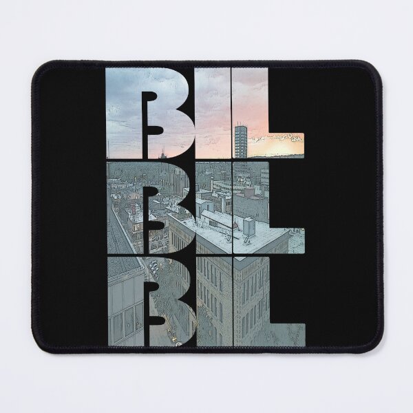 Item preview, Billings, Montana BIL Sunrise Cityscape Repeating Pattern designed and sold by CrabbyLobster.
