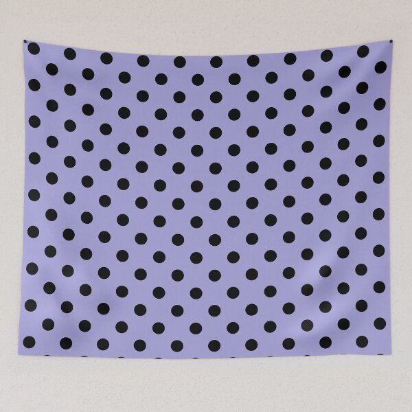 Item preview, Black Polka Dots On Pastel Lilac  designed and sold by POLKAIWERX.