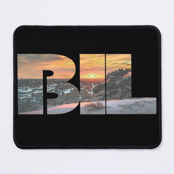 Item preview, Billings, Montana BIL Sunset Cityscape designed and sold by CrabbyLobster.