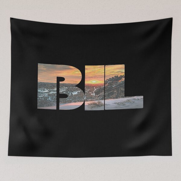 Item preview, Billings, Montana BIL Sunset Cityscape designed and sold by CrabbyLobster.