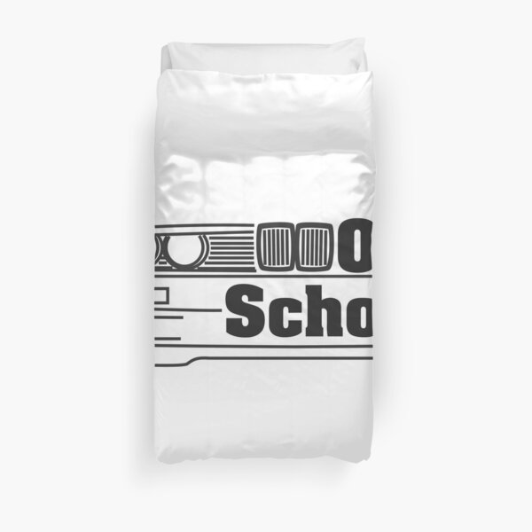 E30 Old School - Negro Funda nórdica