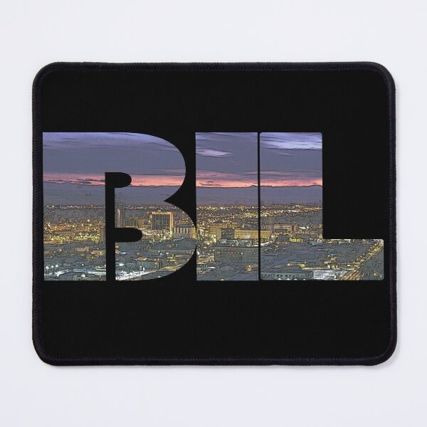 Item preview, Billings, Montana BIL Night Cityscape designed and sold by CrabbyLobster.