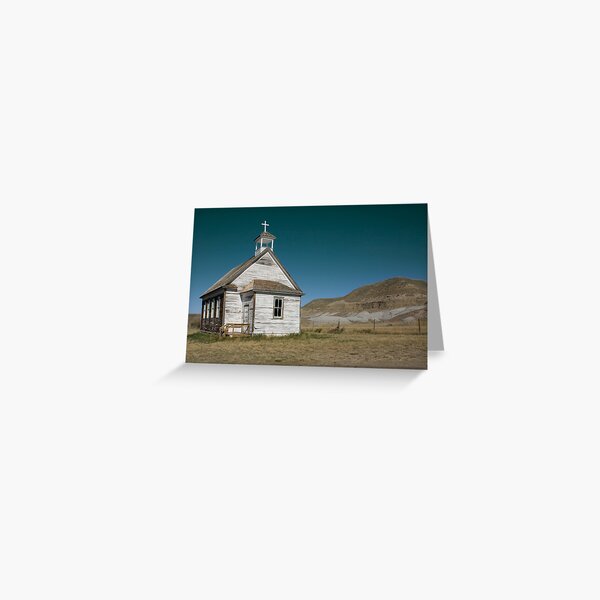 The Abandoned Church Greeting Card