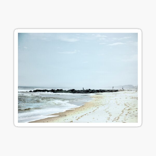Three at the Beach Sticker