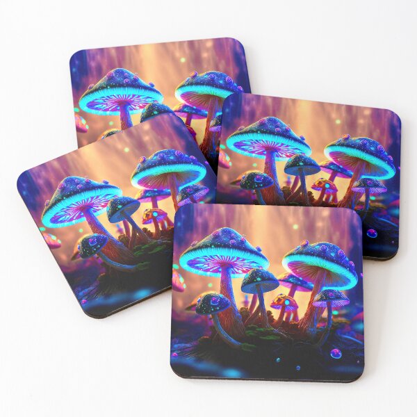Item preview, Neon Mushrooms designed and sold by Psychedelic-Sap.