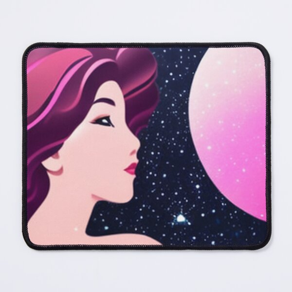 Item preview, The moon shines in the most beautiful colors designed and sold by Girly-Universe.