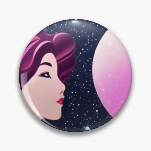Item preview, The moon shines in the most beautiful colors designed and sold by Girly-Universe.