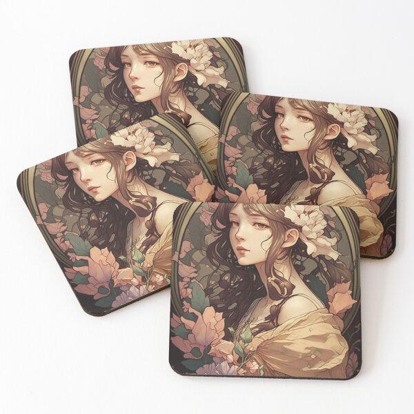 Item preview, Nadeshiko designed and sold by ArtNouveauChic.