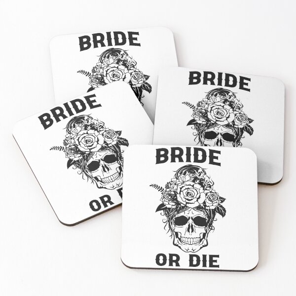 Item preview, Bride Or Die Til Death Do Us Part Gothic Wedding designed and sold by mysticblvd.