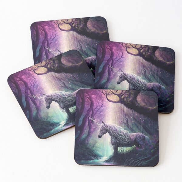 Item preview, Fantasy Forest - Fantasy world 4 - Unicorn designed and sold by Stickeropium.