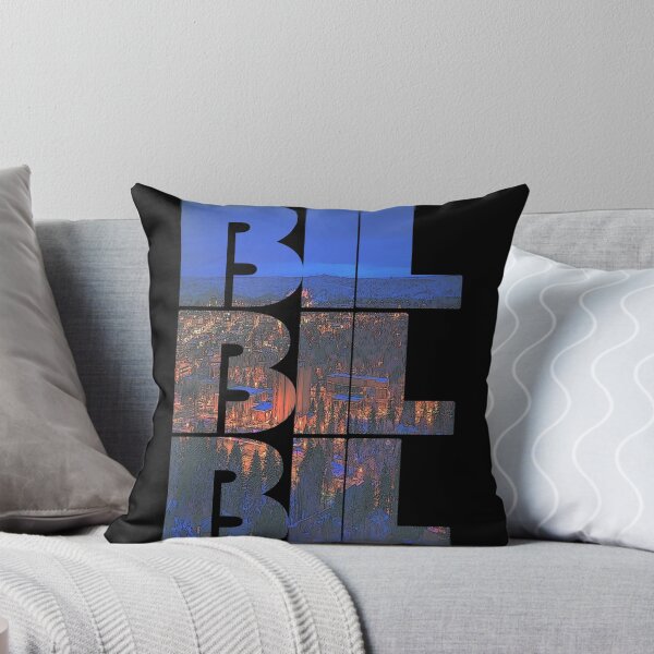 Item preview, Billings, Montana BIL Night Cityscape Repeating Pattern designed and sold by CrabbyLobster.