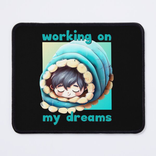 Item preview, Working on my Dreams Lazy Sleeping Boy Blanket designed and sold by Sellery-GbR.