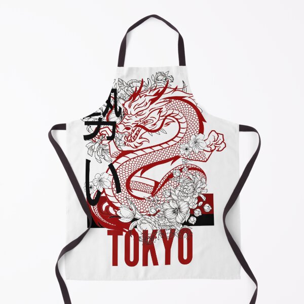 Item preview, retro Japanese dragon designed and sold by Bigz-Bits.