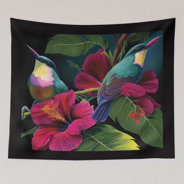 Item preview,  Caribbean Birds an Flowers designed and sold by tntboysmas.
