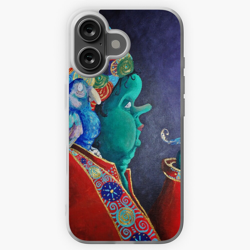 Aperçu de l'œuvre Coque souple iPhone créée et vendue par Modelaine.