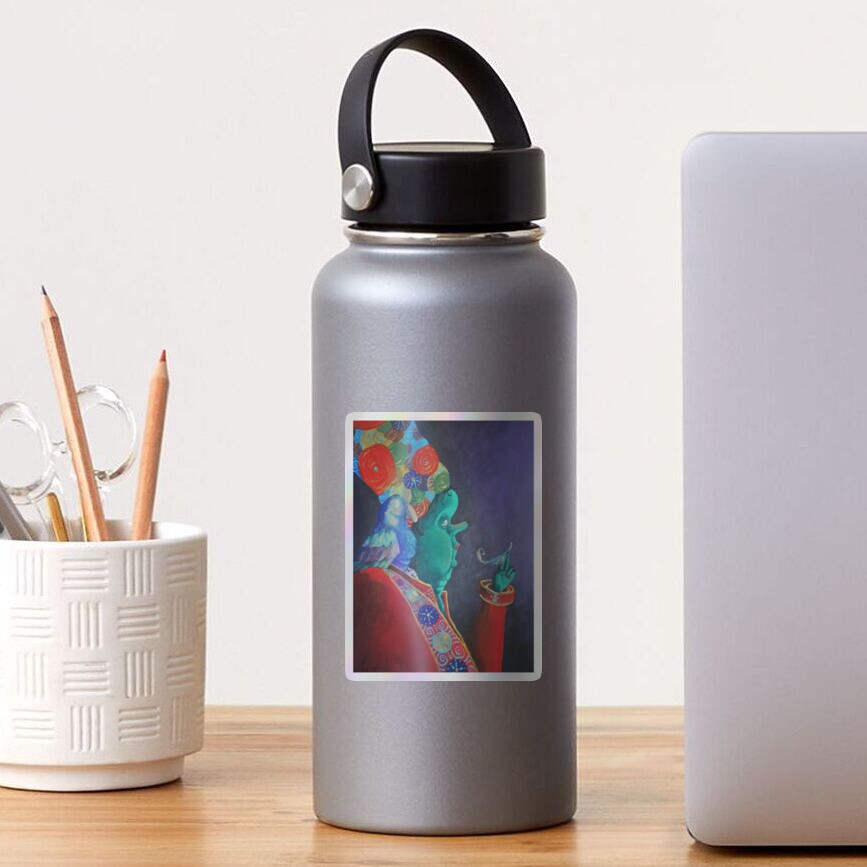 Aperçu de l'œuvre Sticker holographique créée et vendue par Modelaine.