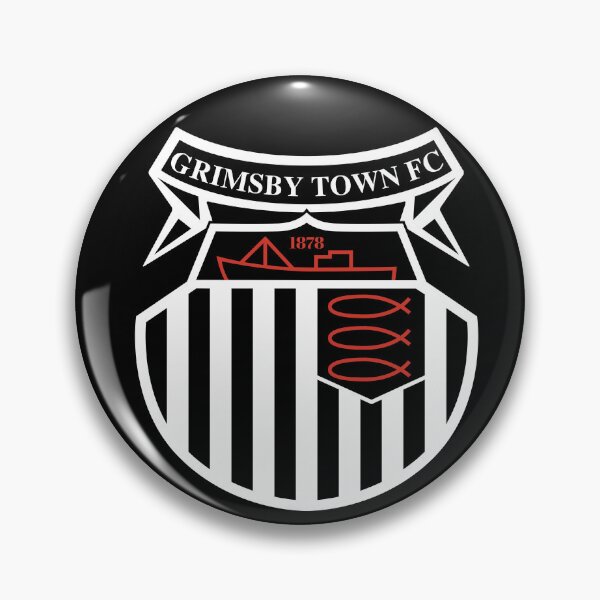 Item preview, GTFC est 1878, Premier, black and white, basic logo, Grimsby Town designed and sold by BloomingByL.