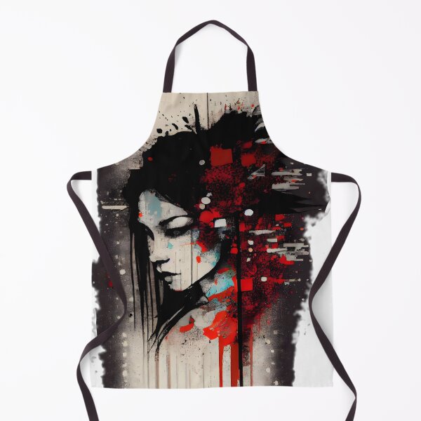 Item preview, Tradi-glitchy asian woman designed and sold by digitalbrosse.