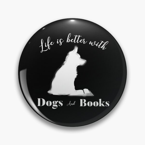 Item preview, Life is better with dogs and books designed and sold by Sarvgya Verma.