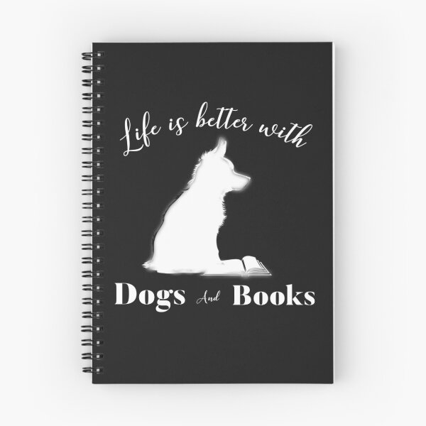 Item preview, Life is better with dogs and books designed and sold by Sarvgya Verma.
