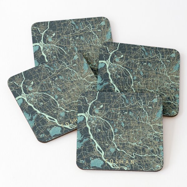 Item preview, Foshan City Map of Guangdong, China - Summer designed and sold by deMAP.