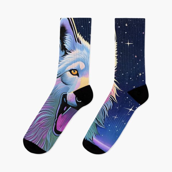 Item preview, Wolf - Starry Night Wolf designed and sold by ElLocoMus.