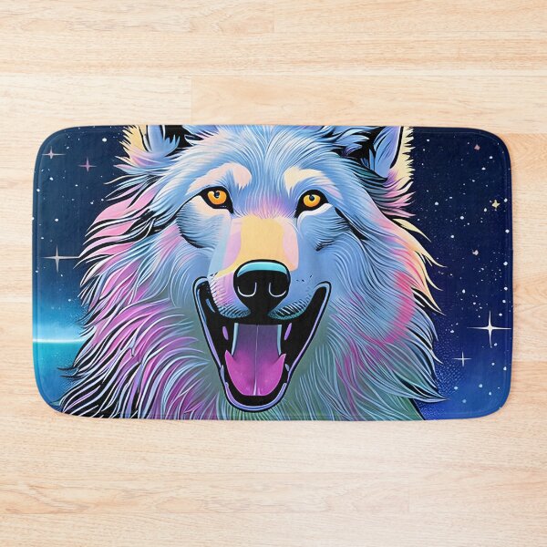 Item preview, Wolf - Starry Night Wolf designed and sold by ElLocoMus.