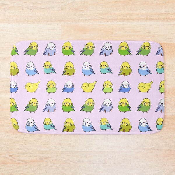 Item preview, Budgie bird cute pattern  designed and sold by Yarafantasyart.