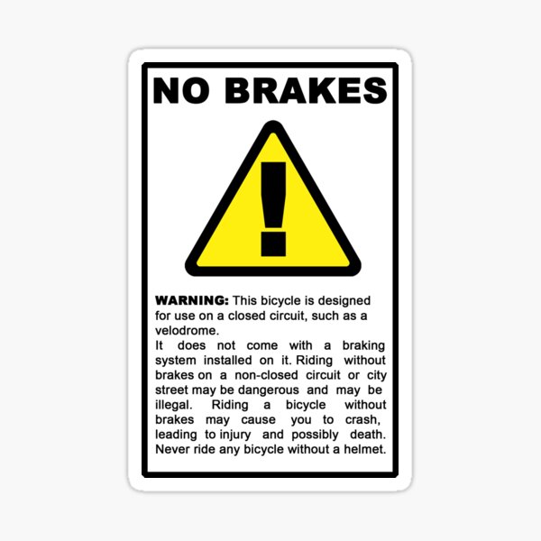 The Warning Stickers: Steel Bumpers' Sticker
