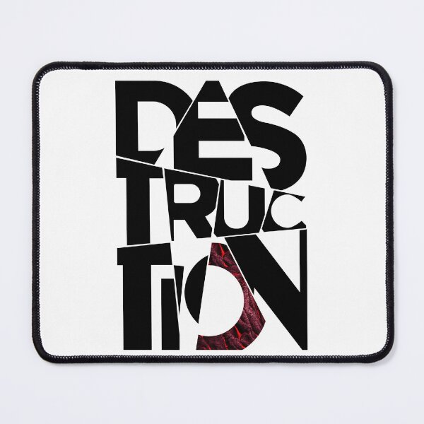 Item preview, Destruction Typography T-shirt designed and sold by vikyky.